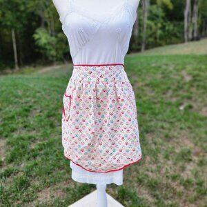 Authentic Vintage 40's 50s floral boho cottagecore apron